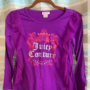 Juicy couture girls purple top 💎